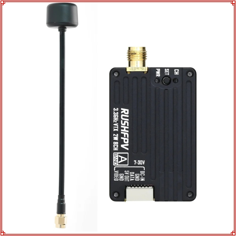 Drone Transmitter - Новый передатчик RUSHFPV 3.3G 2W VTX