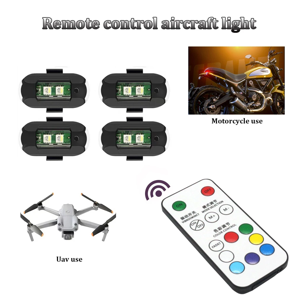 Drone Led Light - 1 шт., дистанционная Светодиодная лампа для