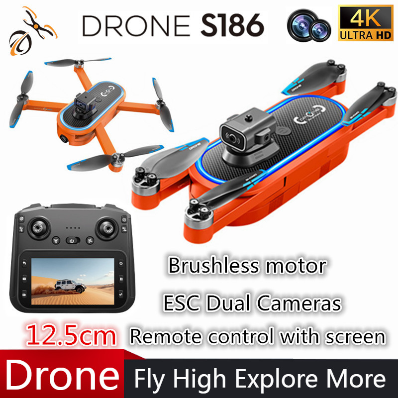 Дрон S186 2025 года, профессио – обзор и цена Drone Gimbal
