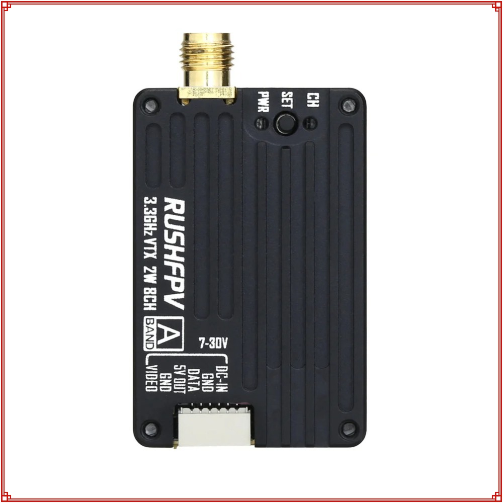 Новый передатчик RUSHFPV 3.3G  – обзор и цена Drone Transmitter