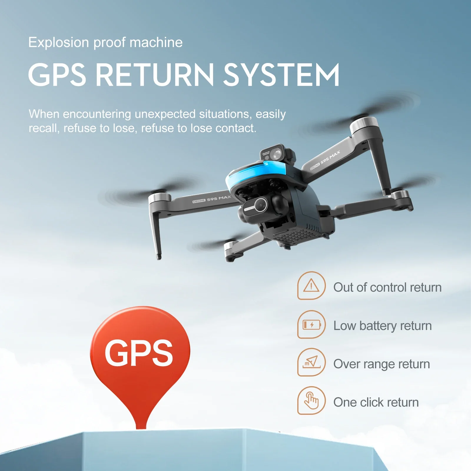 НОВЫЙ S9S MAX MINI Drone 4K 2- – обзор и цена Drone Gimbal