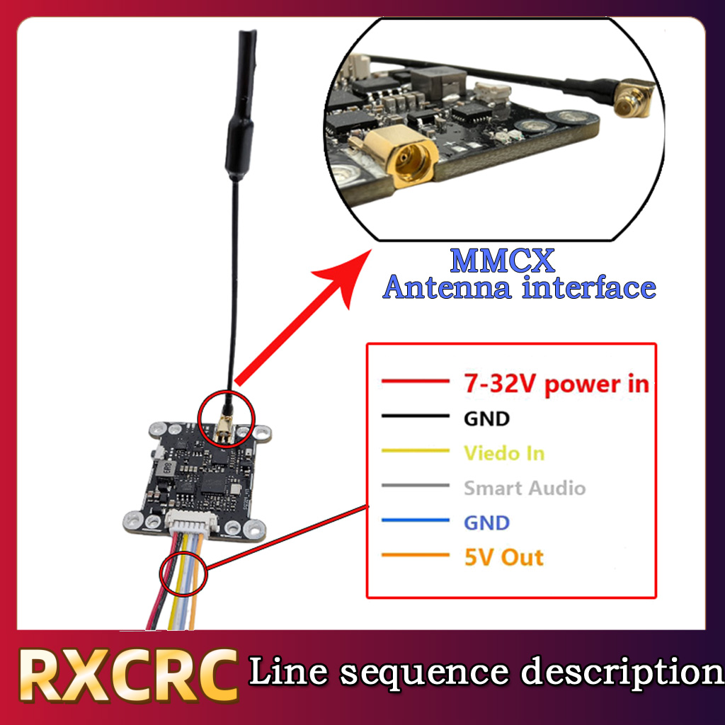 RXCRC 5,8G модуль 48 каналов 1 – обзор и цена Drone Transmitter